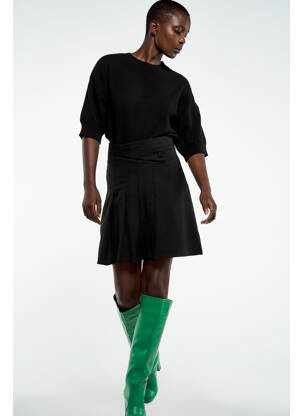 Fustă scurtă negru ASTRID BLACK LABEL femeie
