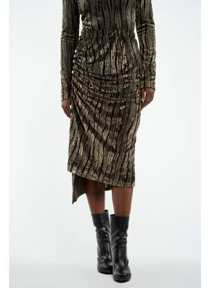Fustă midi verde ASTRID BLACK LABEL femeie