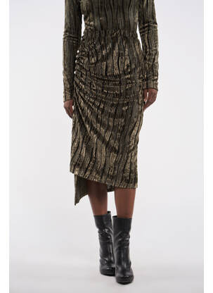 Fustă midi verde ASTRID BLACK LABEL femeie