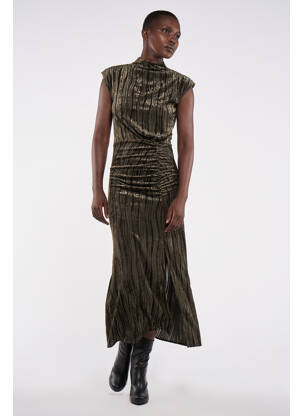 Rochie lungă verde ASTRID BLACK LABEL femeie