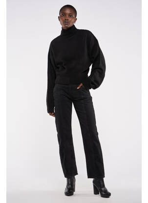 Blugi cu croială dreaptă negru ASTRID BLACK LABEL femeie