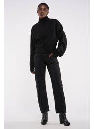 Blugi cu croială dreaptă negru ASTRID BLACK LABEL femeie
