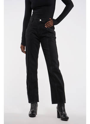 Blugi cu croială dreaptă negru ASTRID BLACK LABEL femeie
