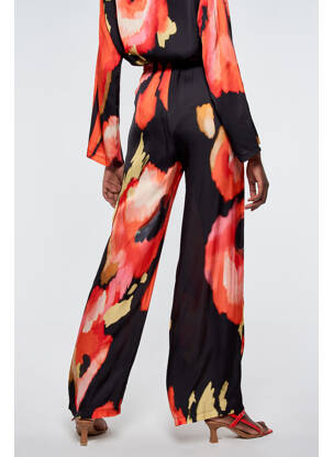 Pantalon evazat multicolor ASTRID BLACK LABEL femeie