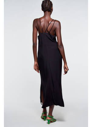 Rochie lungă negru ASTRID BLACK LABEL femeie