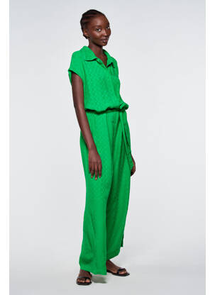 Salopetă-pantalon verde ASTRID BLACK LABEL femeie