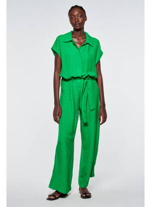 Salopetă-pantalon verde ASTRID BLACK LABEL femeie