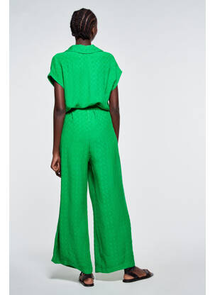 Salopetă-pantalon verde ASTRID BLACK LABEL femeie