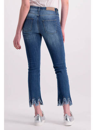 Blugi cu croială slim albastru ASTRID BLACK LABEL femeie