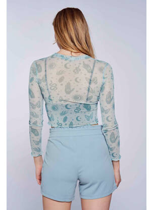 Tricou verde KAOTIKO femeie