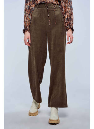 Pantalon evazat verde AMELIE & AMELIE femeie