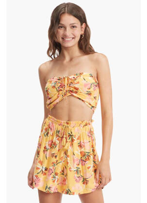 Top galben ROXY femeie