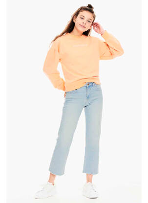 Blugi boyfriend albastru GARCIA fată