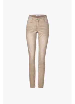 Pantalon slim bej CECIL femeie