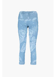 Pantalon slim albastru ZABAIONE femeie