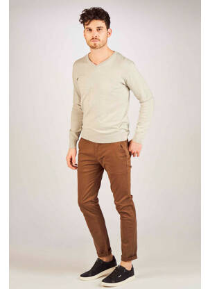 Pantalon chino maro BRUCE & BUTLER  bărbat