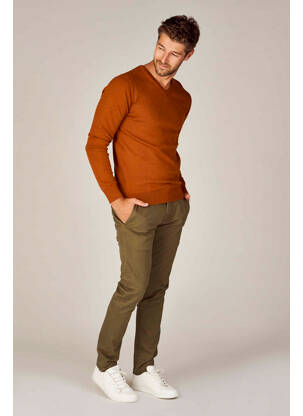 Pantalon chino verde BRUCE & BUTLER  bărbat
