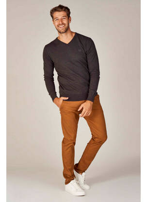 Pantalon chino maro BRUCE & BUTLER  bărbat