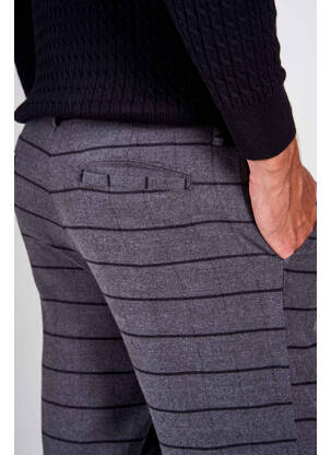 Pantalon chino gri BRUCE & BUTLER  bărbat