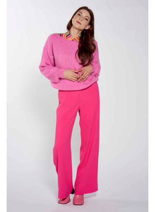 Pantalon chino roz AMELIE & AMELIE femeie