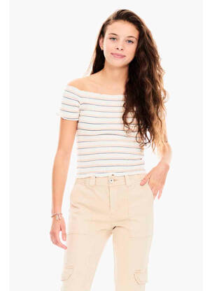 Tricou alb GARCIA fată