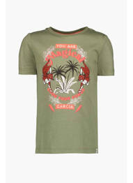 Tricou verde GARCIA fată