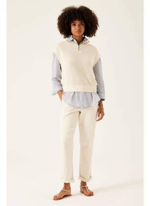 Pantalon chino alb GARCIA femeie