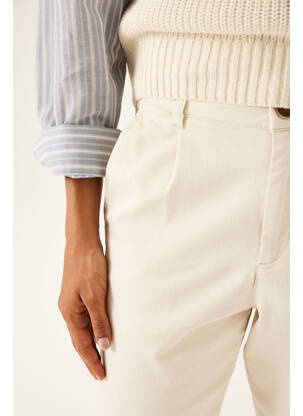 Pantalon chino alb GARCIA femeie