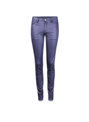 Pantalon slim albastru VILA femeie