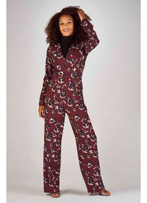 Salopetă-pantalon roșu CLOUDS OF FASHION femeie