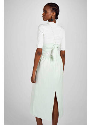 Rochie midi verde CLOUDS OF FASHION femeie