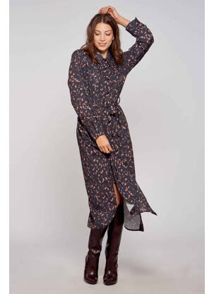 Rochie lungă albastru BELLITA femeie