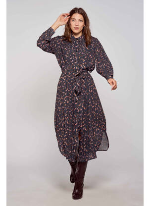 Rochie lungă albastru BELLITA femeie