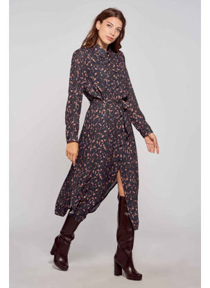 Rochie lungă albastru BELLITA femeie