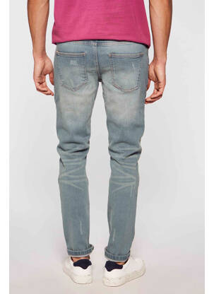 Blugi cu croială slim albastru DENIM PROJECT bărbat