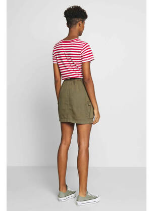 Fustă scurtă verde TOMMY HILFIGER femeie