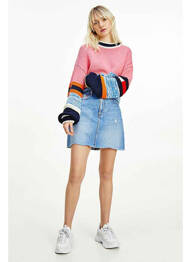 Fustă scurtă albastru TOMMY HILFIGER femme