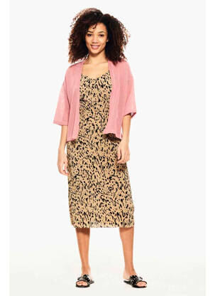 Vestă cu mâneci lungi roz GARCIA femeie