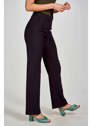 Pantalon drept negru DEUX. BY ELINE DE MUNCK femeie