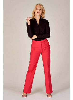 Pantalon drept roz DEUX. BY ELINE DE MUNCK femeie