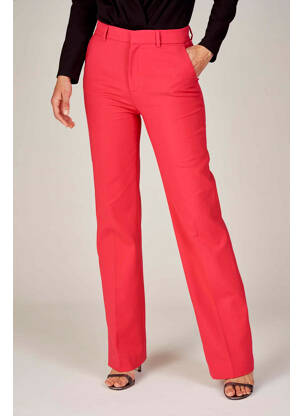 Pantalon drept roz DEUX. BY ELINE DE MUNCK femeie