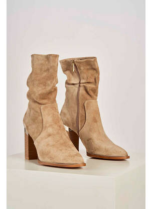 Botine/Ghete taupe DEUX. BY ELINE DE MUNCK femeie