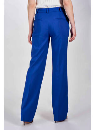 Pantalon drept albastru DEUX. BY ELINE DE MUNCK femeie
