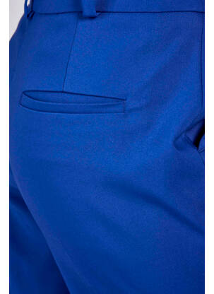 Pantalon drept albastru DEUX. BY ELINE DE MUNCK femeie