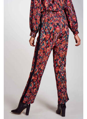 Pantalon drept roșu DEUX. BY ELINE DE MUNCK femeie