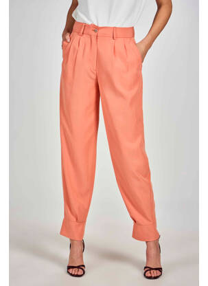 Pantalon chino portocaliu DEUX. BY ELINE DE MUNCK femeie