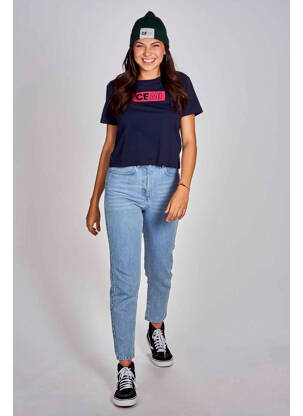 Tricou albastru CEMI femeie