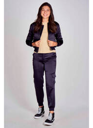 Pantalon cargo albastru CEMI femme