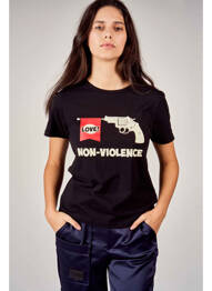 Tricou negru CEMI femme