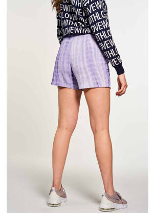 Fustă pantaloni scurți violet CEMI femeie